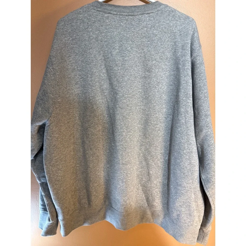 Nike Sportswear Club Fleece Crewneck Sweatshirt Heather Grey XXL BV2662-063